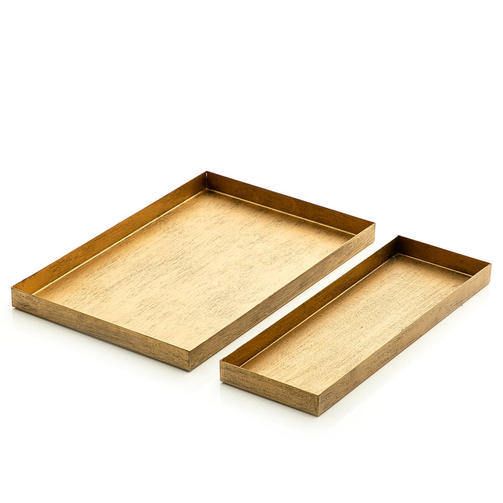 Set Of 2 Metal Trays (7110759383235)