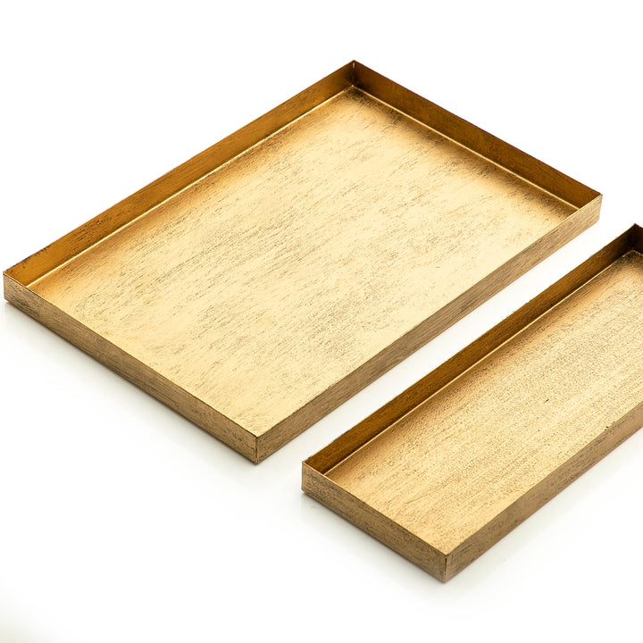 Set Of 2 Metal Trays (7110759383235)