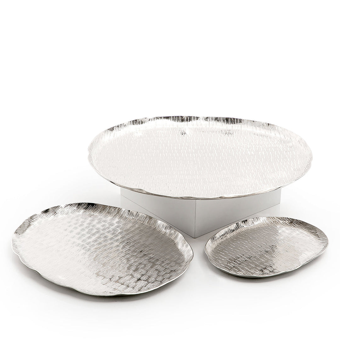 Set of 3 metal trays (7117761675459)