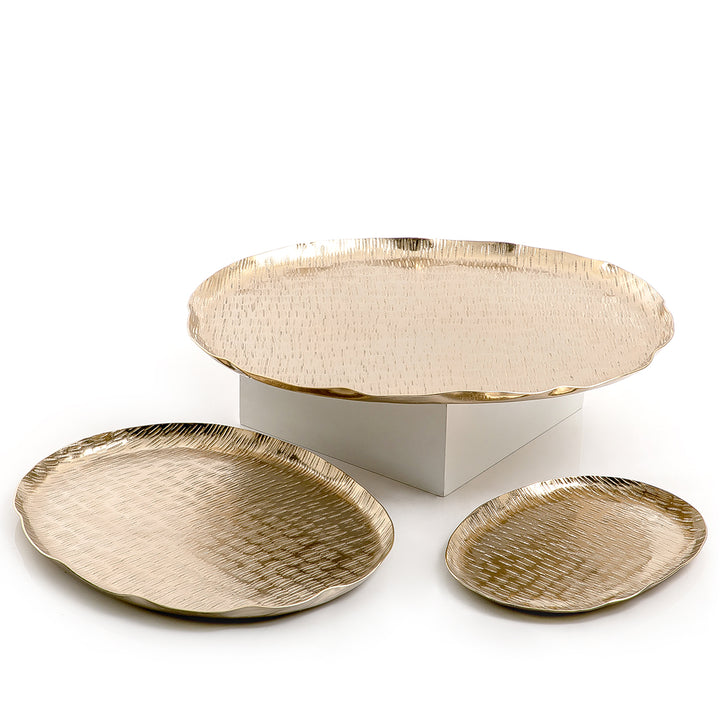 Set of 3 metal trays (7117761675459)