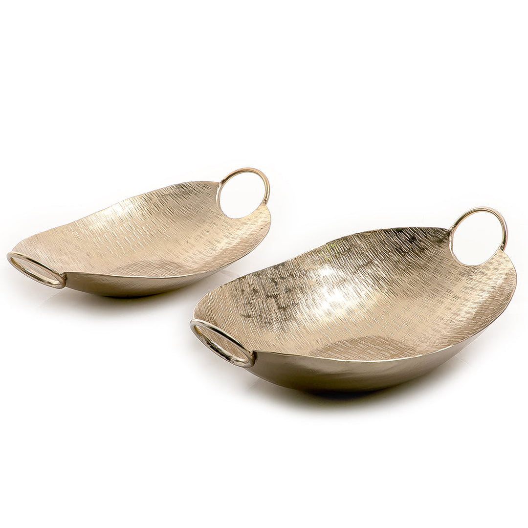 Set of 2 Metal trays (7117763444931)