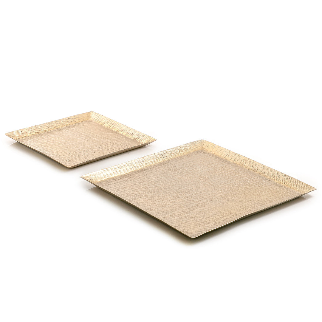 Set of 2 metal trays (7117762265283)