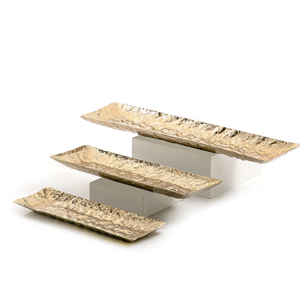 Set of 3 metal trays (7117763674307)