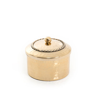 Metal bowl with cover (7266624307395)