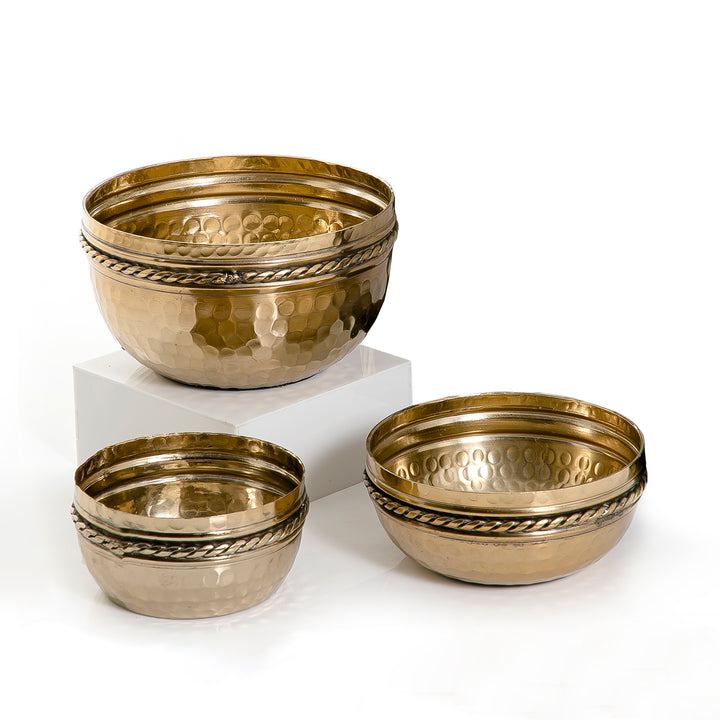 Set of 3 metal bowls (7222444130499)