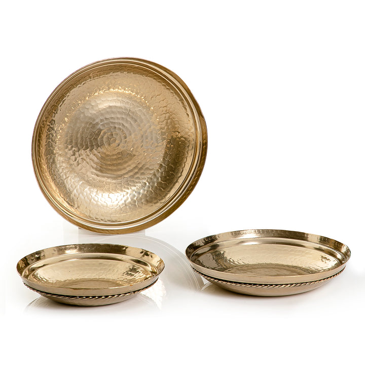 Set of 3 metal trays (7222446424259)