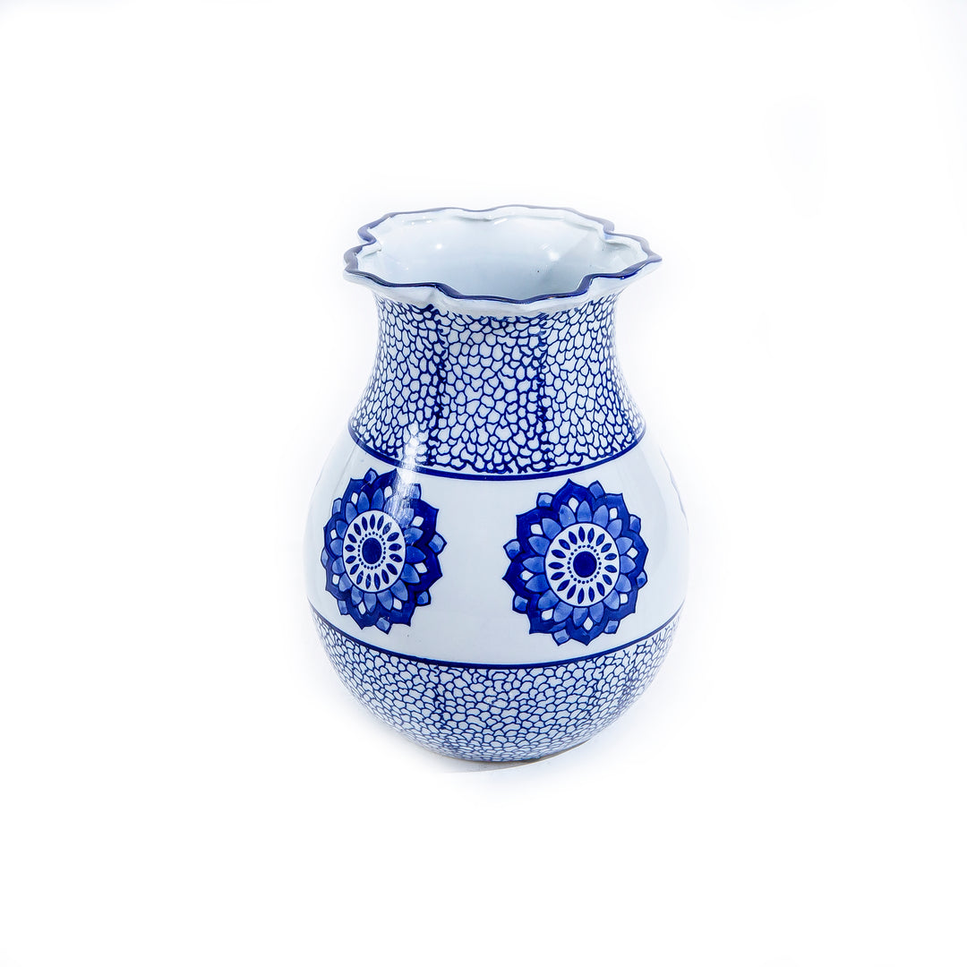 China blue vase (7275381162179)