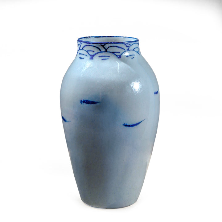 China blue vase (7275381588163)