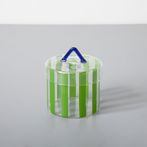 Green Glass Jar (7486581506243)