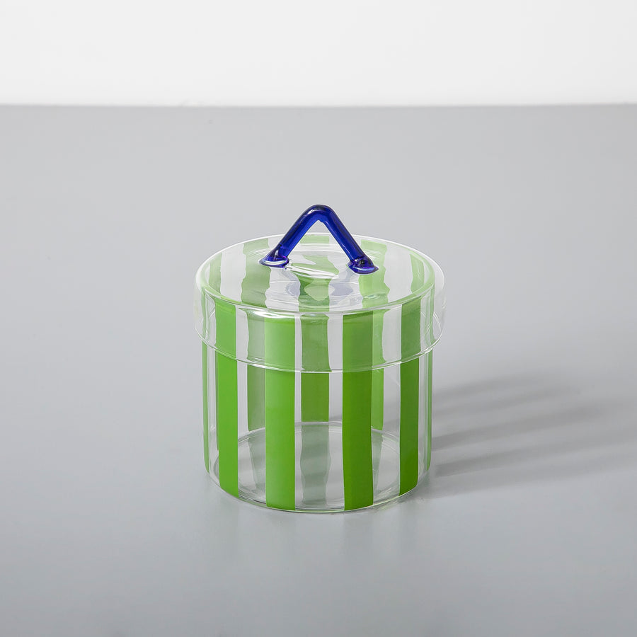 Green Glass Jar (7486581506243)