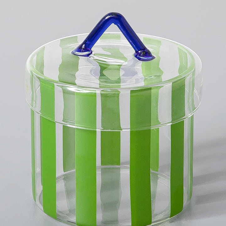 Green Glass Jar (7486581506243)