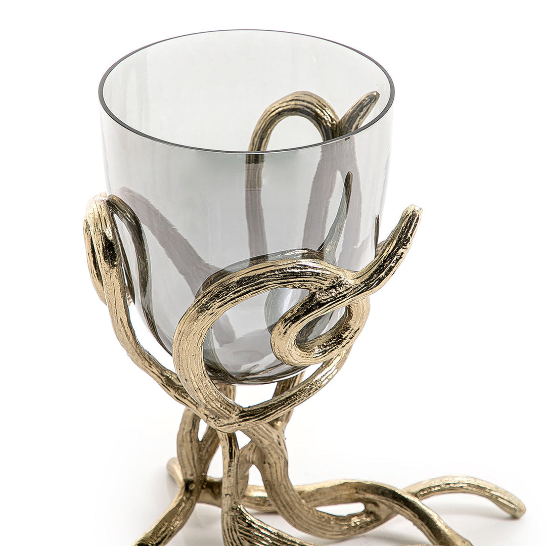 Candle holder with glass bowl (7090420940995)