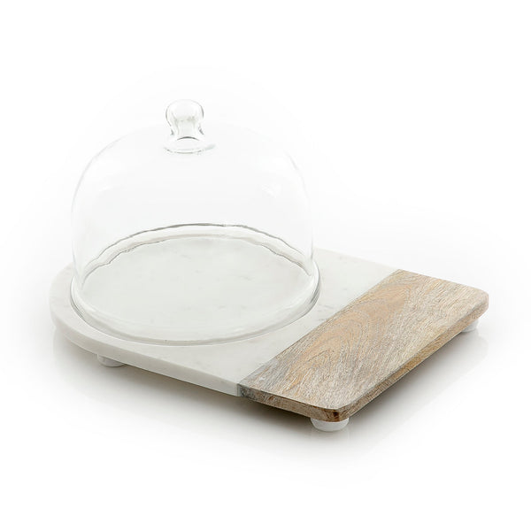 Marble Stand with glass cover (7239075201219)