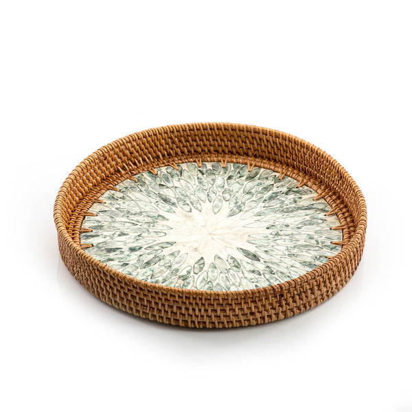 rattan round  tray (5895404814501) (7090529861827)