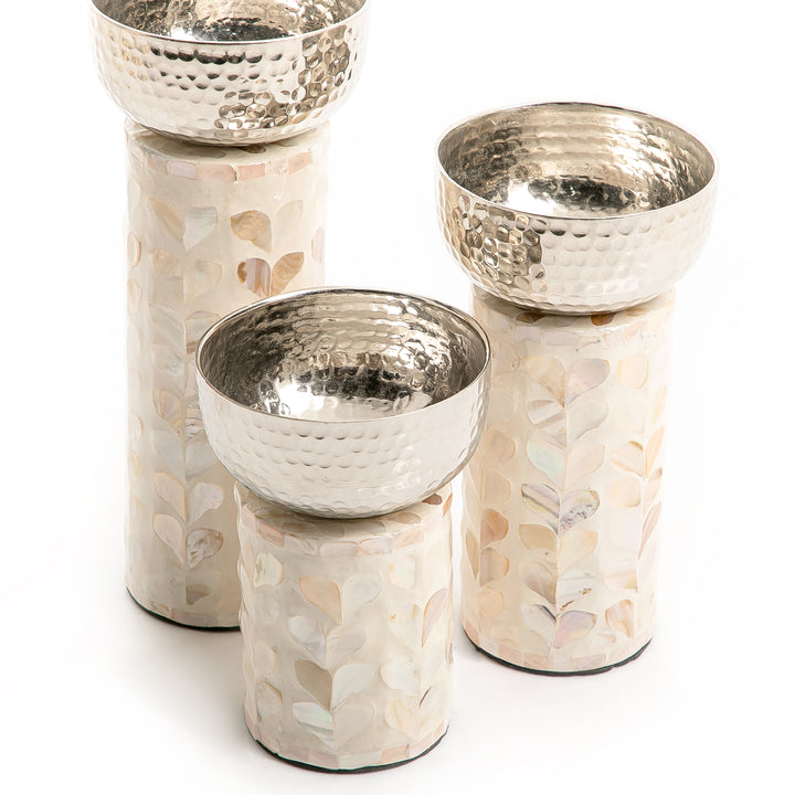 Set of 3 mother of pearl nuts bowl (7119692759235)