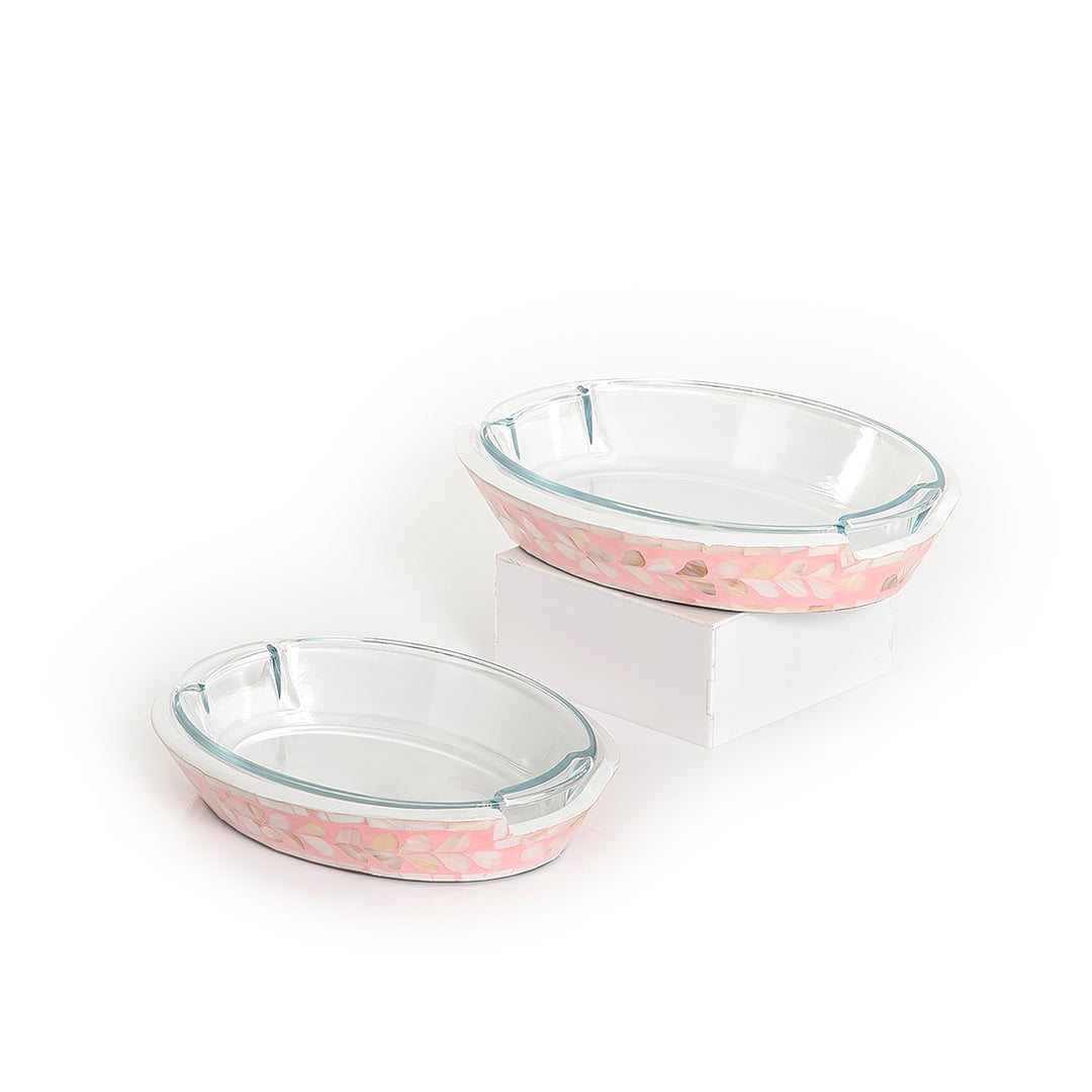 Set of 2 mother of pearl with glass (7171131441347)