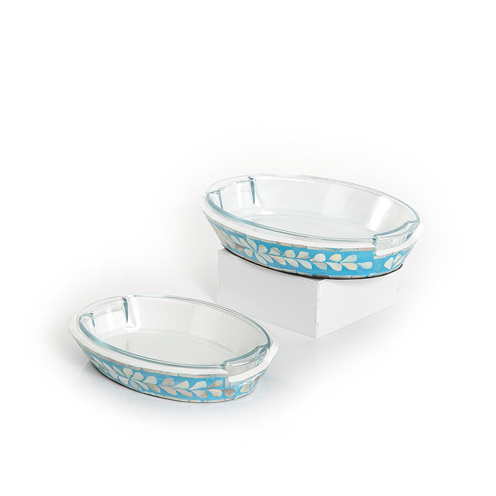 Set of 2 mother of pearl with glass (7171131637955)