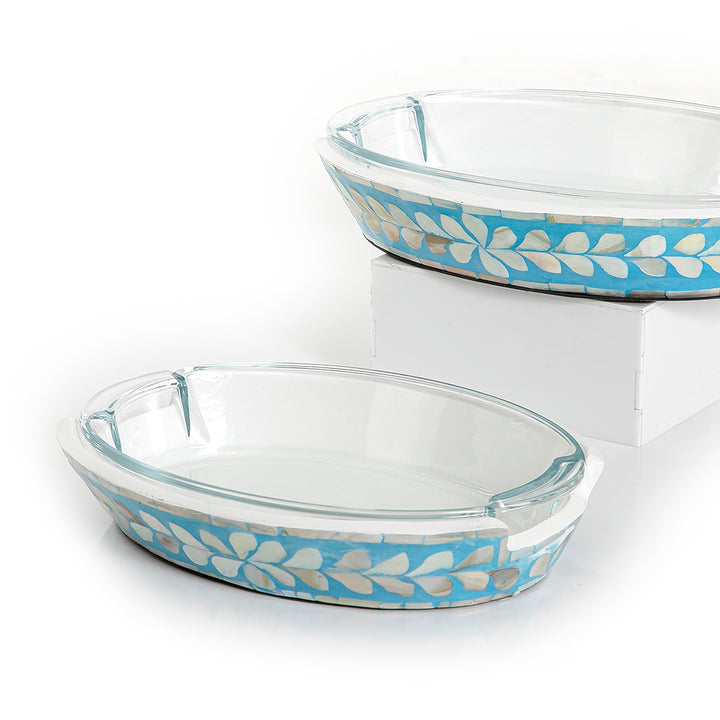 Set of 2 mother of pearl with glass (7171131637955)