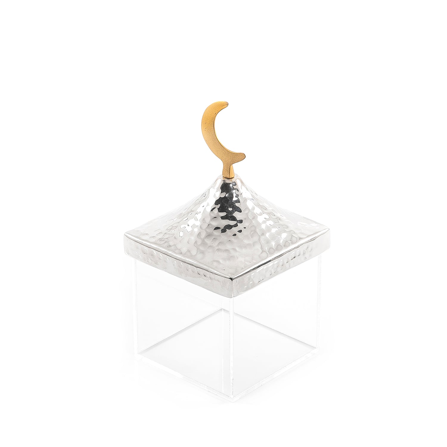 Gergean acrylic box with metal cover (7553318486211)