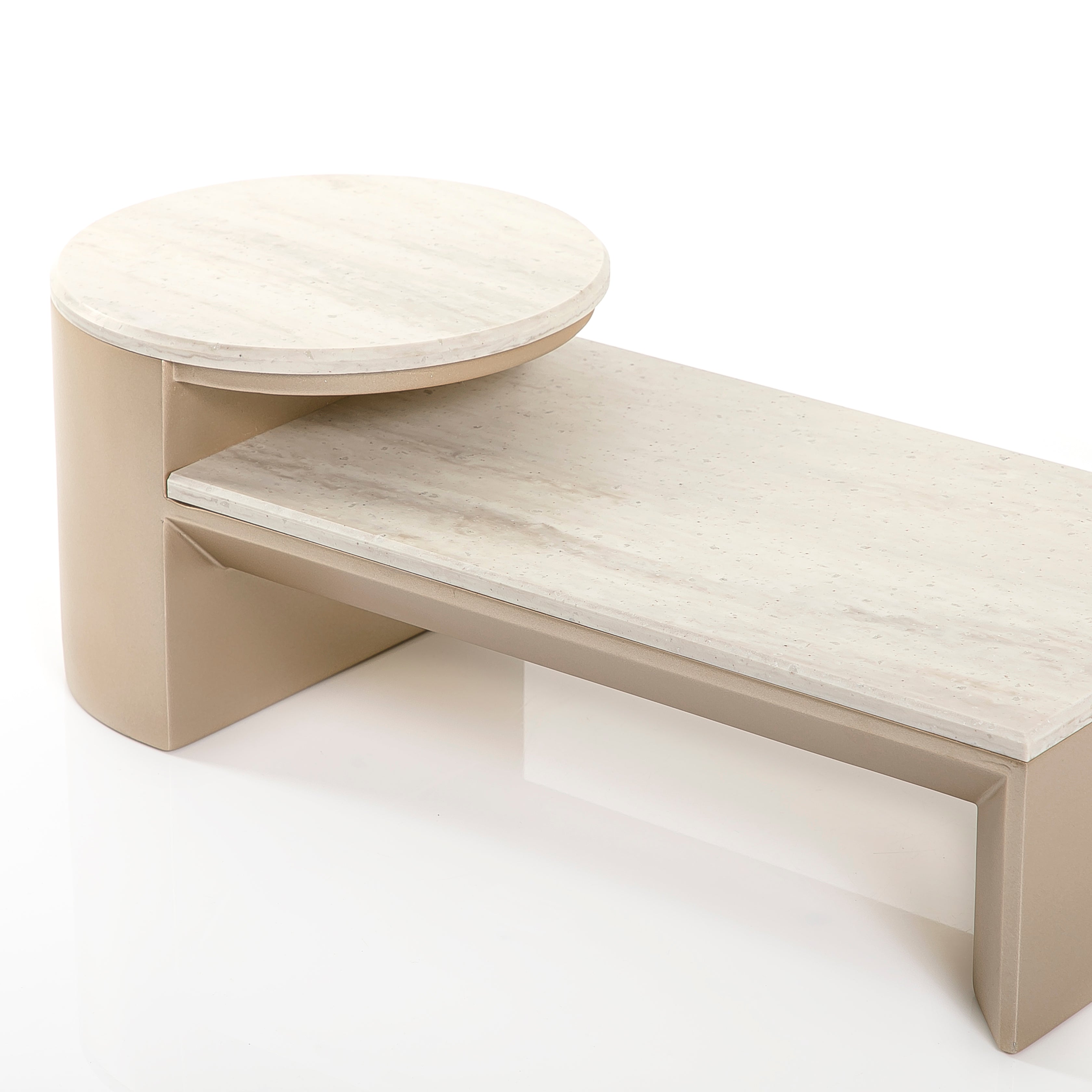 Wooden Stand With Marble (7391585730755)