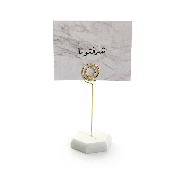 Marble Card Stand (7232917438659)